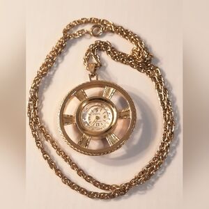 Gold Nautical Pendant Necklace